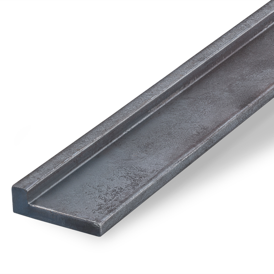 Stahlprofile Winkelähnliche Profile S235JR (1.0038) warmgewalzt schwarz