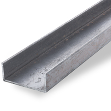 Stahlprofile U-Profil S235JR (1.0038) Kaltgewalzt scharfkantig schwarz