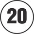 20 KM – Geschwindigkeitsbegrenzung 20 KM – Geschwindigkeitsbegrenzung