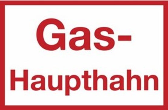 Gas-Haupthahn Gas-Haupthahn