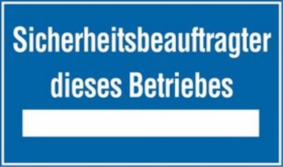 Sicherheitsbeauftragter dieses Betriebes ?.. Sicherheitsbeauftragter dieses Betriebes ?..