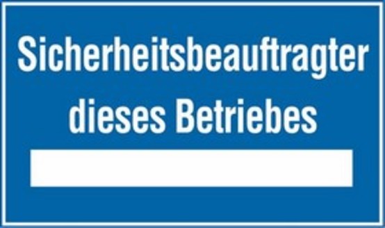 Sicherheitsbeauftragter dieses Betriebes ?..