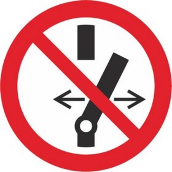 Schalten verboten Schalten verboten