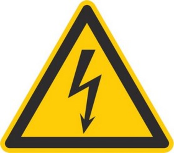 Warnung vor elektrischer Spannung, Rollenware