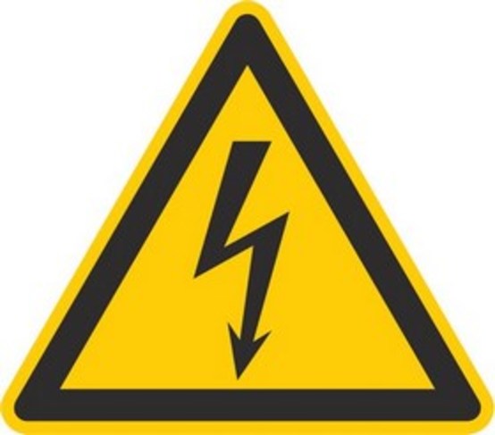 Warnung vor elektrischer Spannung, Rollenware Warnung vor elektrischer Spannung, Rollenware