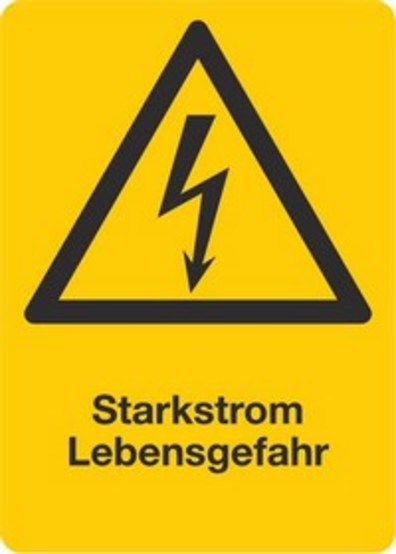 Starkstrom Lebensgefahr