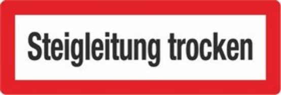 Steigleitung trocken Steigleitung trocken