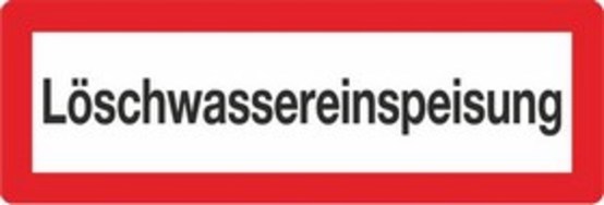 Löschwassereinspeisung Löschwassereinspeisung