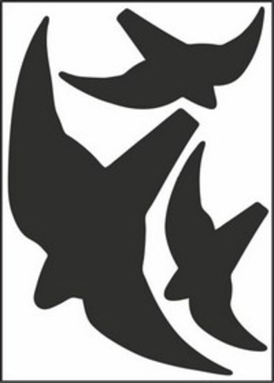 Vogeldarstellung für Glasflächen Vogeldarstellung für Glasflächen