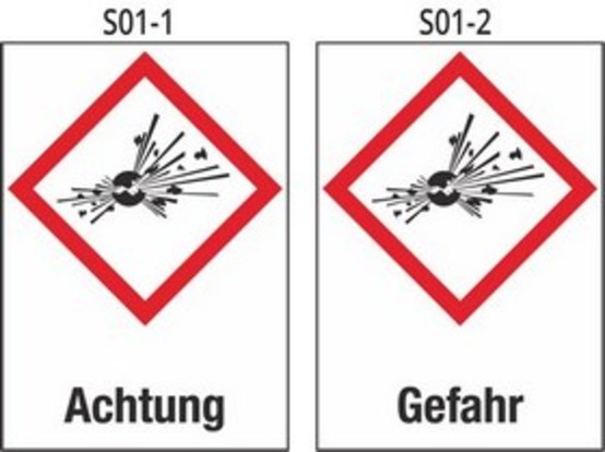 Achtung explosive Stoffe
