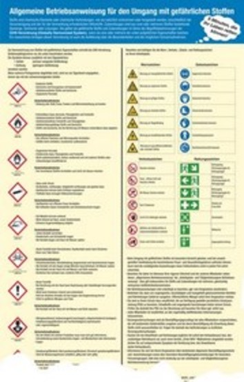 Allgemeine Betriebsanweisung für den Umgang mit gefährlichen Stoffen Allgemeine Betriebsanweisung für den Umgang mit gefährlichen Stoffen