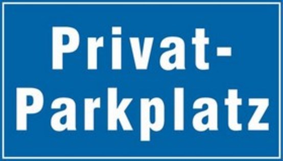 Privatparkplatz