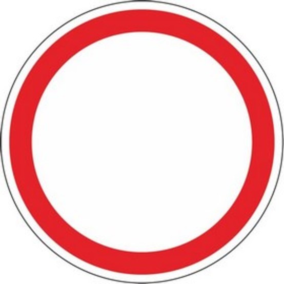 Verbot für Fahrzeuge alle Art Verbot für Fahrzeuge alle Art
