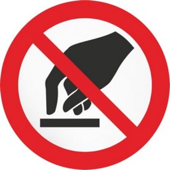 Berühren verboten Berühren verboten