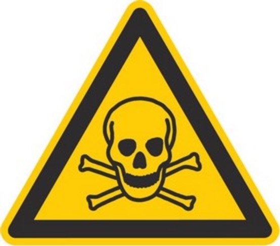 Warnung vor giftigen Stoffen W03/W003