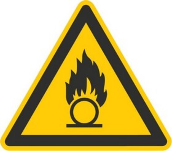 Warnung vor brandfördernden Stoffen W11/W011 Warnung vor brandfördernden Stoffen W11/W011