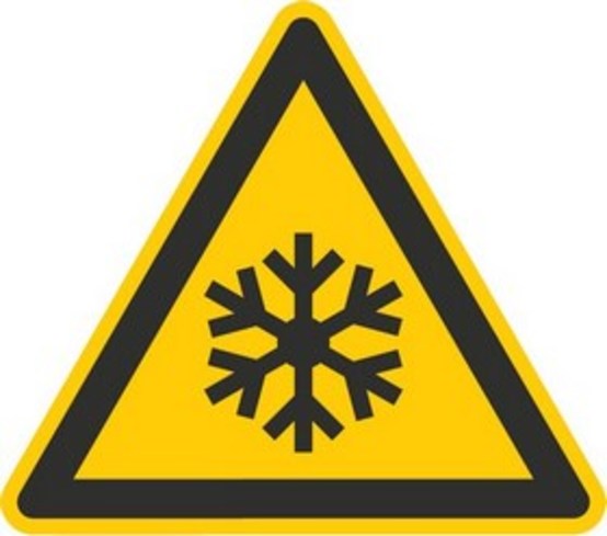 Warnung vor niedrigen Temperaturen, Frost, Warnung vor Kälte W17/W017