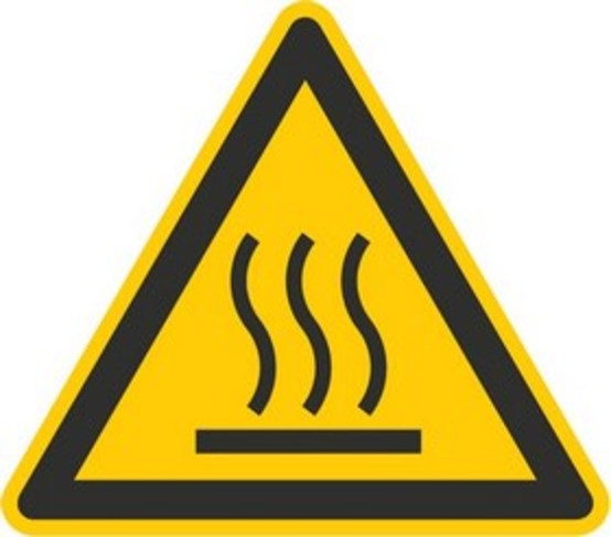 Warnung vor heißer Oberfläche W26/W026 Warnung vor heißer Oberfläche W26/W026
