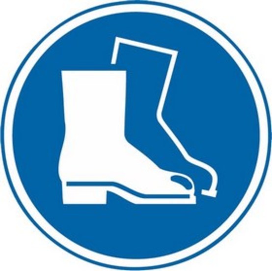 Fußschutz benutzen Fußschutz benutzen