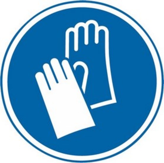 Handschutz benutzen