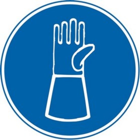 Handschutz mit Pulsschutz benutzen