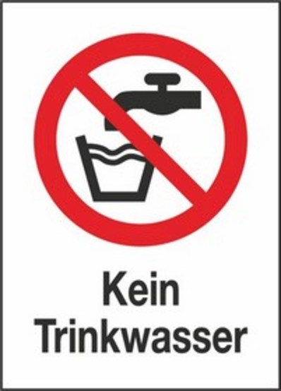 Kein Trinkwasser P05/P005 Kein Trinkwasser P05/P005