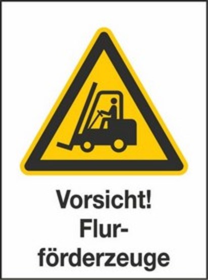 Vorsicht! Flurförderzeuge W07/W007