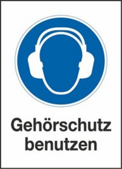 Gehörschutz benutzen Gehörschutz benutzen