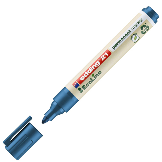 edding 21 EcoLine Permanentmarker blau edding 21 EcoLine Permanentmarker blau
