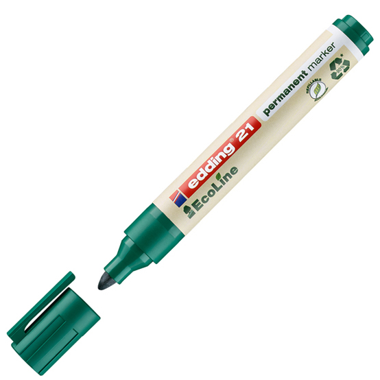 edding 21 EcoLine Permanentmarker grün edding 21 EcoLine Permanentmarker grün