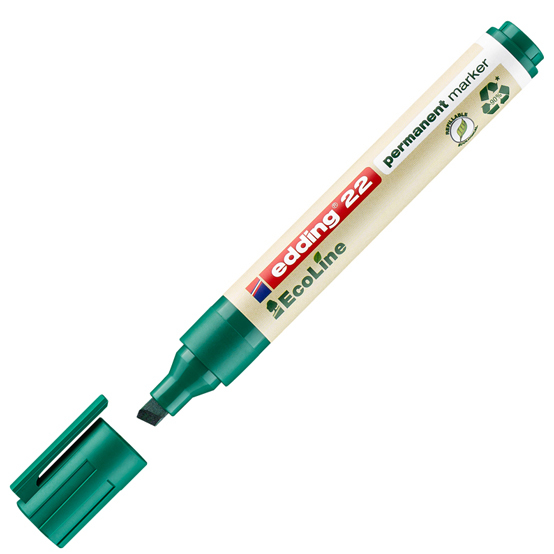 edding 22 EcoLine Permanentmarker grün edding 22 EcoLine Permanentmarker grün