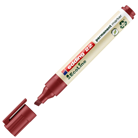 edding 22 EcoLine Permanentmarker rot