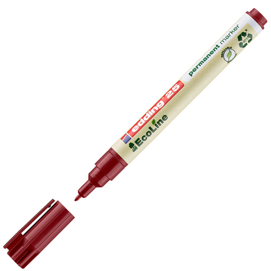 edding 25 EcoLine Permanentmarker rot