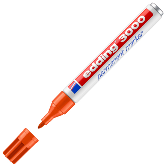 edding 3000 Permanentmarker orange edding 3000 Permanentmarker orange