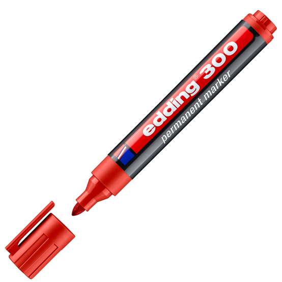edding 300 Permanentmarker rot edding 300 Permanentmarker rot