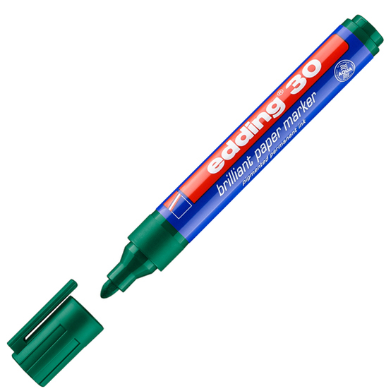 edding 30 Brillant-Papiermarker grün edding 30 Brillant-Papiermarker grün