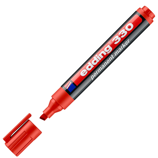 edding 330 Permanentmarker rot edding 330 Permanentmarker rot