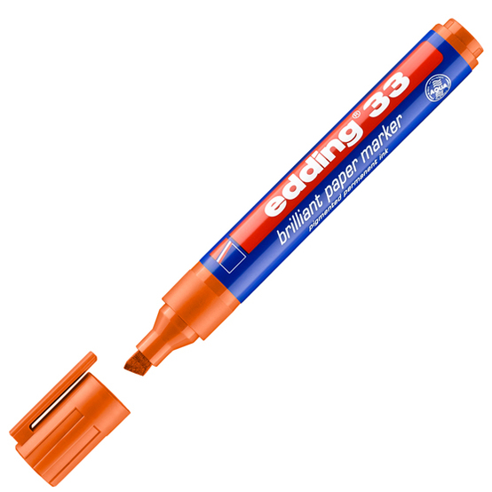 edding 33 Brillant-Papiermarker orange