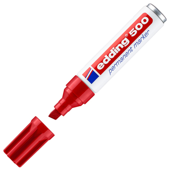 edding 500 Permanentmarker rot edding 500 Permanentmarker rot
