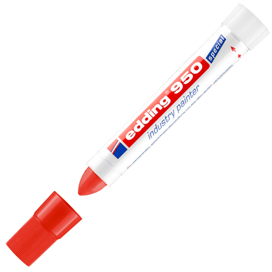 edding 950 Industrie Pastenmarker rot edding 950 Industrie Pastenmarker rot