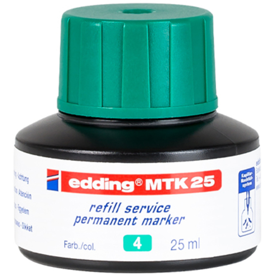 edding MTK 25 Nachfülltinte Permanentmarker grün edding MTK 25 Nachfülltinte Permanentmarker grün