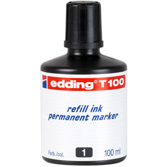 edding T 100 Nachfülltinte Permanentmarker schwarz edding T 100 Nachfülltinte Permanentmarker schwarz