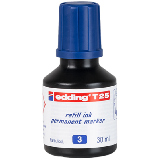 edding T 25 Nachfülltinte Permanentmarker blau edding T 25 Nachfülltinte Permanentmarker blau