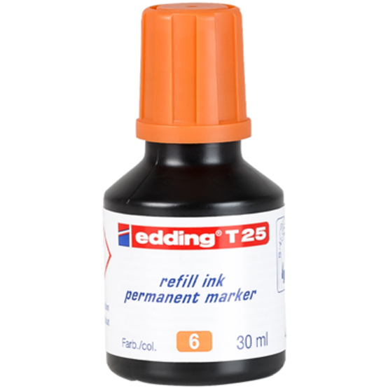 edding T 25 Nachfülltinte Permanentmarker orange