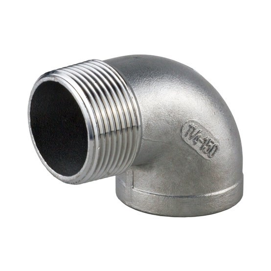 Rostfreies Rohrzubehör Bogen gleichseitig 90.0 Gegossen V4A/316 Innen-/Außengewinde Rostfreies Rohrzubehör Bogen gleichseitig 90.0 Gegossen V4A/316 Innen-/Außengewinde