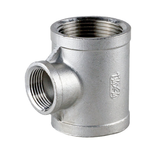 Rostfreies Rohrzubehör T-Stück Reduzierung Gegossen V4A/316 Innengewinde beidseitig Rostfreies Rohrzubehör T-Stück Reduzierung Gegossen V4A/316 Innengewinde beidseitig