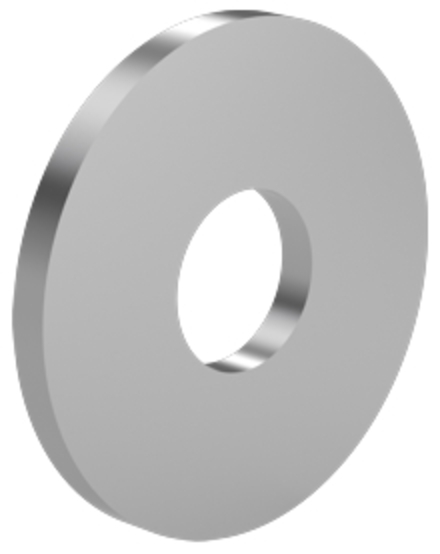 Unterlegscheiben, Außendurchmesser ~ 3x Gewindedurchmesser, nach ISO 7093 / DIN 9021