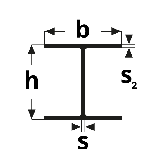 Edelstahl Breitflanschträger HEA