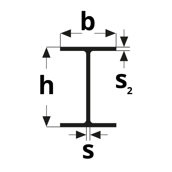 Edelstahl IPE-Profil