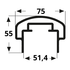 AZPHA-HANDLAUF 50 MM AUFNAHME 6M AZPHA-HANDLAUF 50 MM AUFNAHME 6M